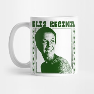Elis Regina / Retro Style Fan Art Design Mug